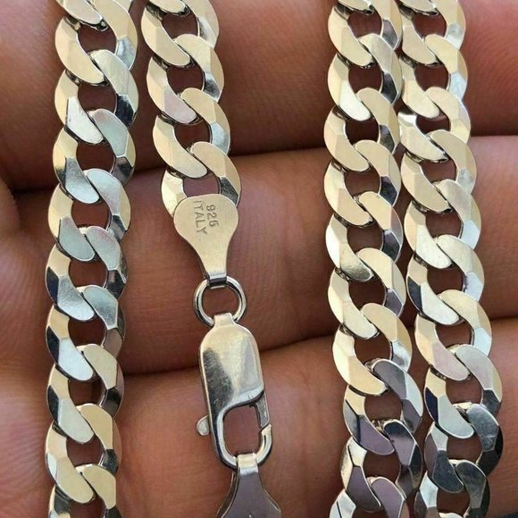Harlembling Sterling Silver Miami Cuban Chain